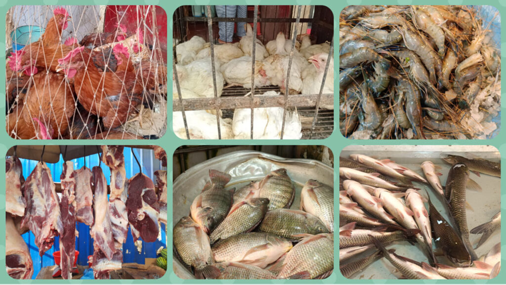 বাজারে গরুর মাংসের ক্রেতা কম, মুরগি-মাছেই মিলছে স্বস্তি!