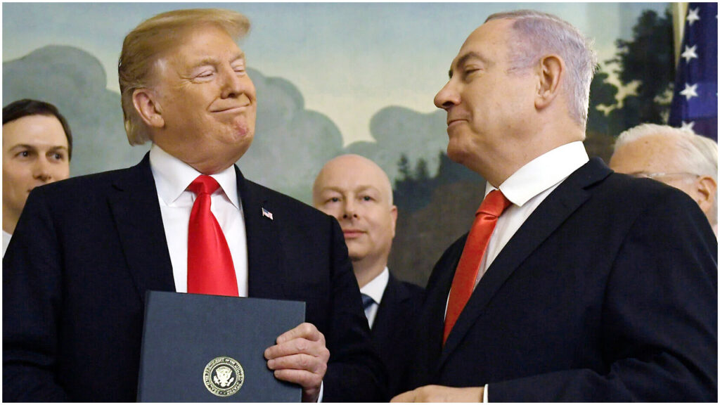 ট্রাম্পকে ধন্যবাদ জানালেন নেতানিয়াহু