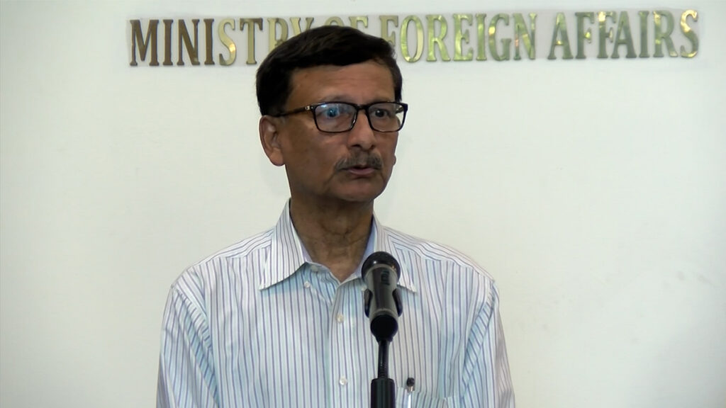 ভারপ্রাপ্ত পররাষ্ট্র সচিব রুহুল আলম সিদ্দিকী।