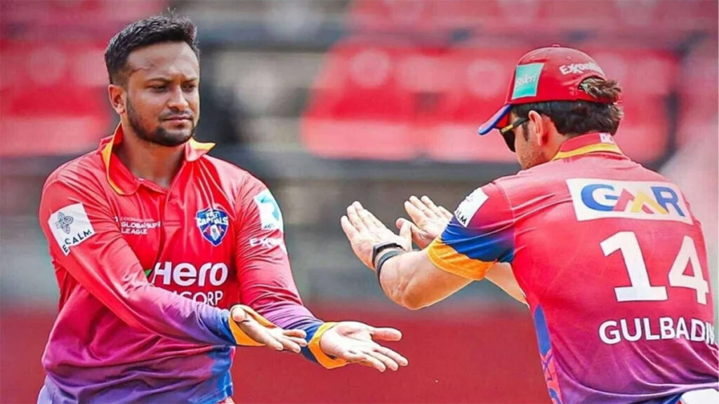 বাংলাদেশের অলরাউন্ডার সাকিব আল হাসান।