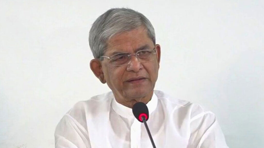 বিএনপি মহাসচিব মির্জা ফখরুল ইসলাম আলমগীর।