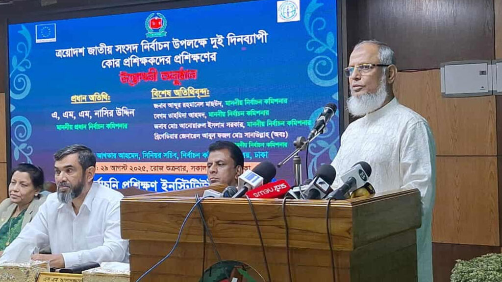 নির্বাচন কমিশনার (ইসি) আনোয়ারুল ইসলাম সরকার।