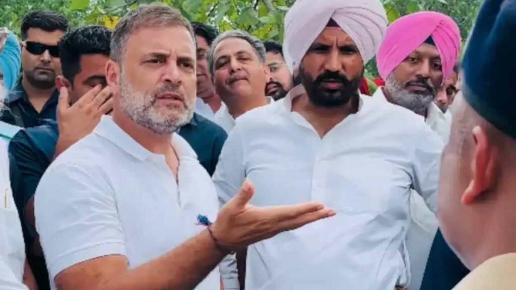 পাঞ্জাবে সীমান্তবর্তী গ্রামে যেতে না দেওয়ায় ক্ষোভ প্রকাশ রাহুল গান্ধীর