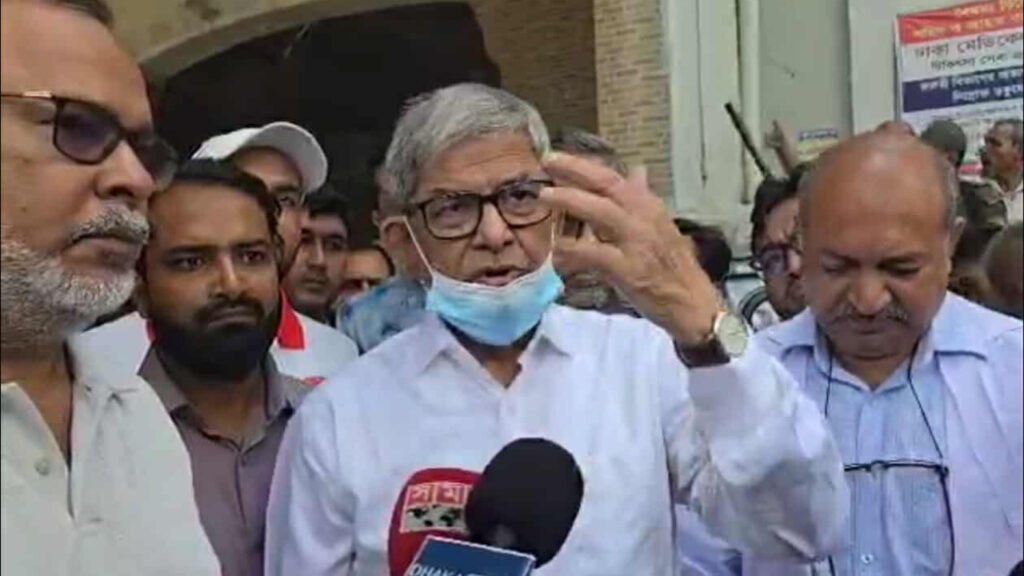 হত্যার উদ্দেশ্যেই নুরকে আঘাত করা হয় : মির্জা ফখরুল