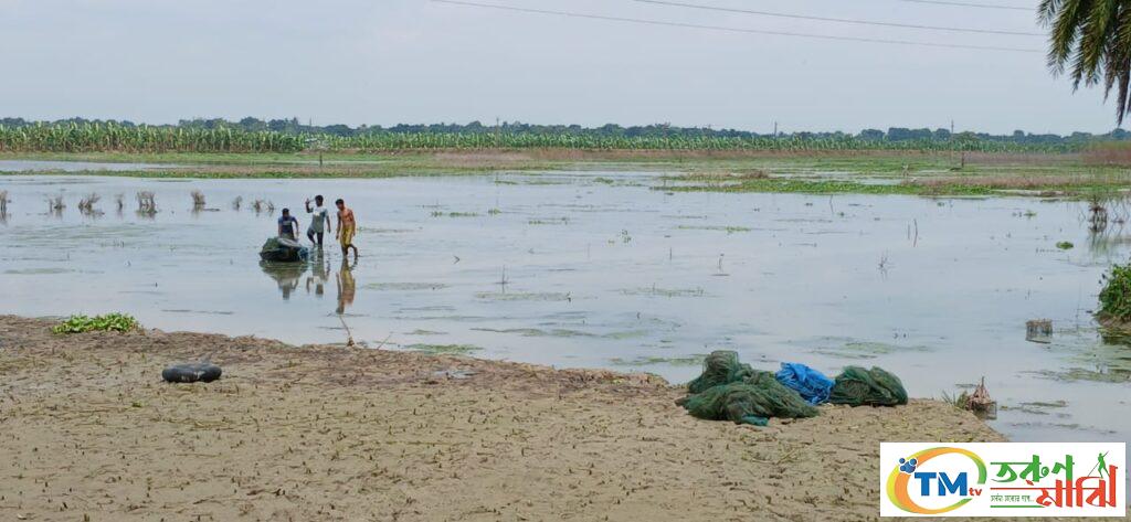 পুঠিয়ায় সাড়ে ৩ লক্ষ টাকার অবৈধ চায়না দুয়ারী ও কারেন্ট জাল জব্দ