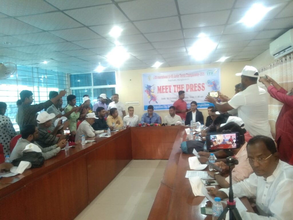 ০৪ অক্টোবর থেকে শুরু আন্তর্জাতিক জুনিয়র টেনিস চ্যাম্পিয়নশীপ-২০২৫