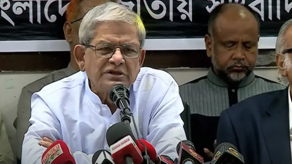 জুলাই সনদ নিয়ে বিরোধী দল জনগণকে বিভ্রান্ত করছে : ফখরুল