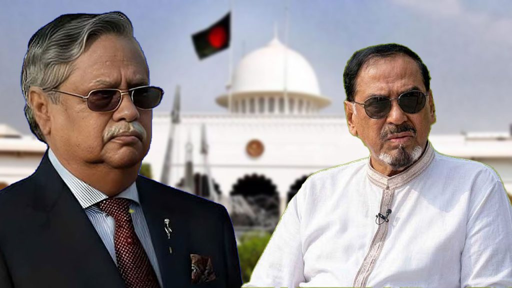 রাষ্ট্রপতির পদত্যাগচর্চা: আজ দুপুরে দেশে ফিরছেন স্পিকার বঙ্গভবন, রাষ্ট্রপতি মো. সাহাবুদ্দিন ও স্পিকার হাফিজ উদ্দিন আহমদ। ছবি সংগৃহীত