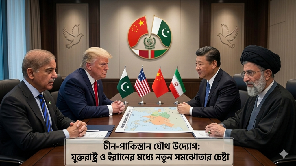 চীন-পাকিস্তান যৌথ উদ্যোগ: যুক্তরাষ্ট্র ও ইরানের মধ্যে নতুন সমঝোতার চেষ্টা