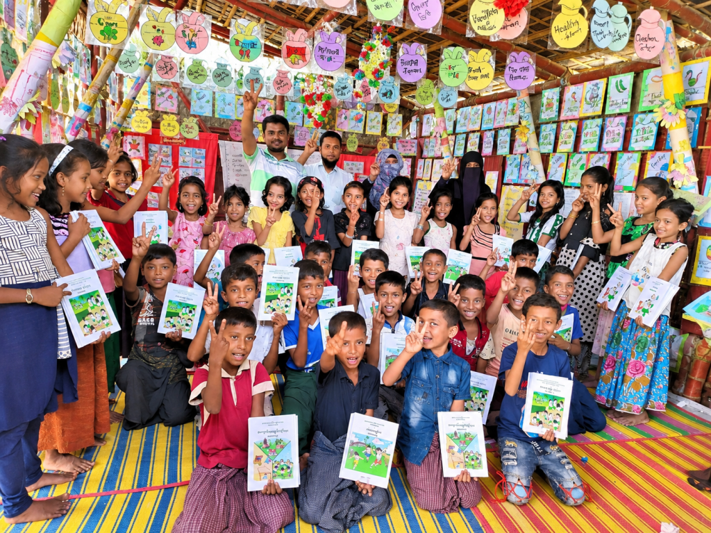 শিক্ষাঝুঁকিতে’ দেড় লাখ রোহিঙ্গা শিশু